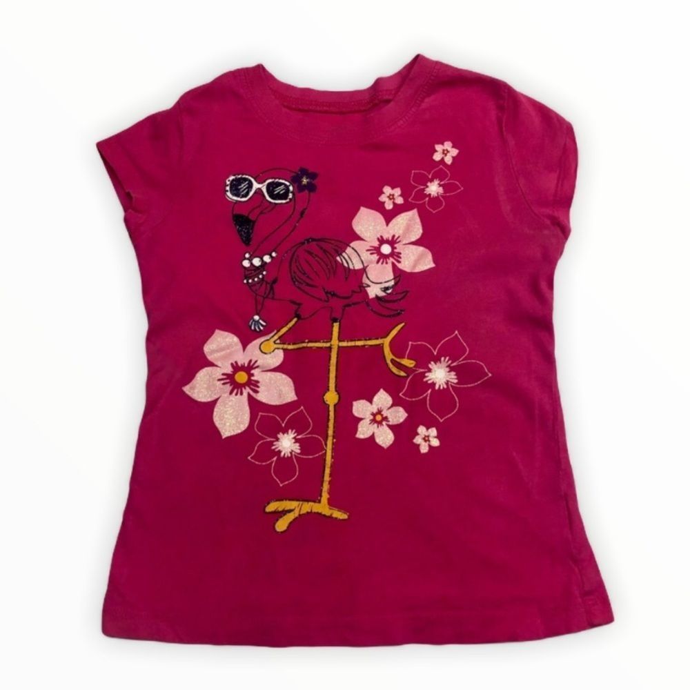 🔑5/30 Children’s Place Pink Shirt Little Girls XS